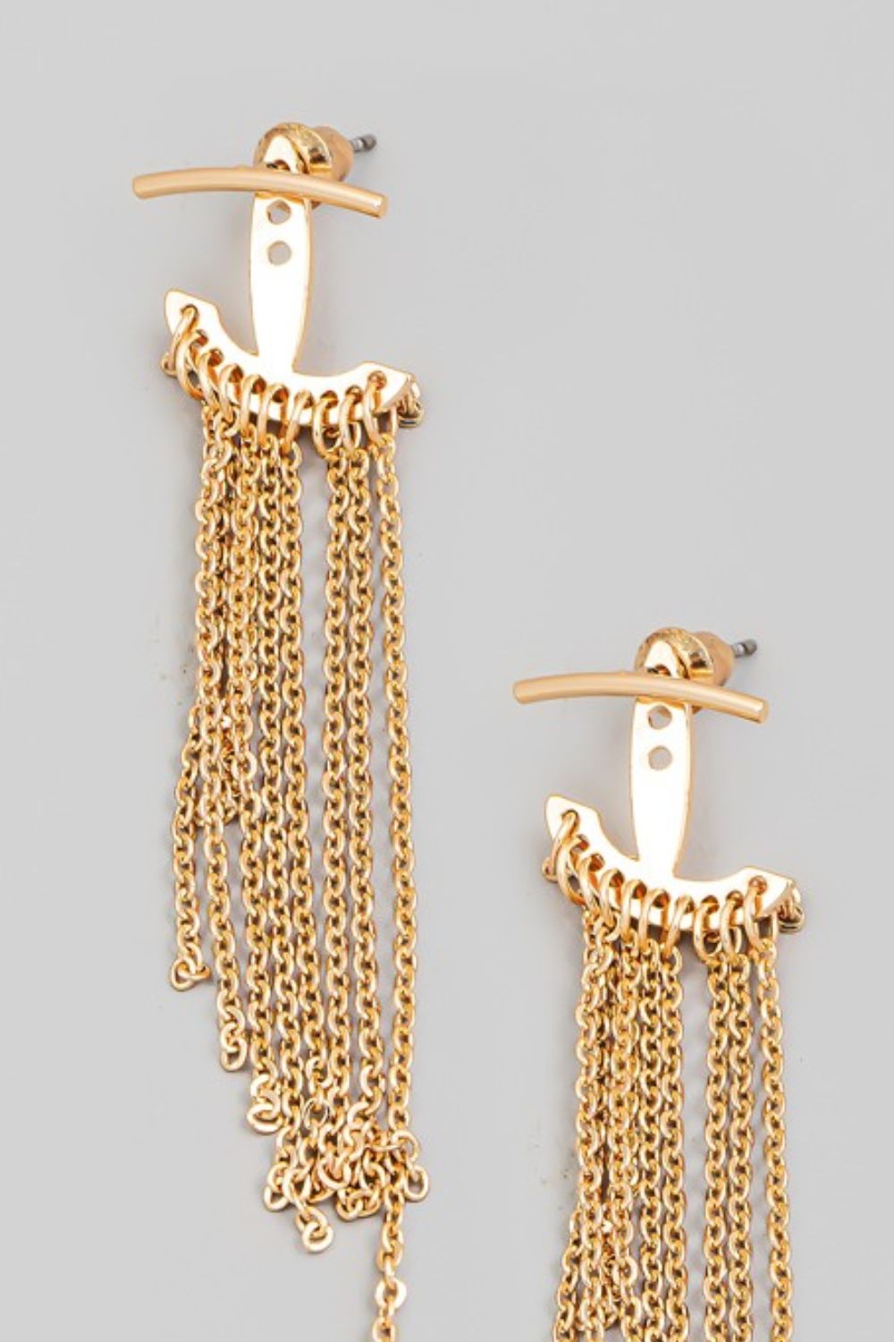 Fame Mini Chain Dangle Fringe Earrings